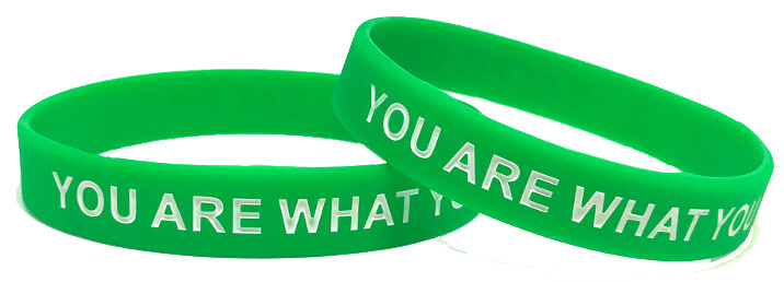 Ink injected wristbands hotsell